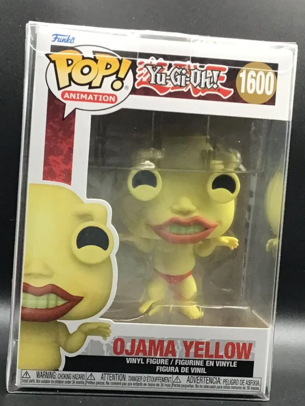 Funko Pop Yu-Gi-Oh Ojama Yellow #1600 Vinyl Figure w/Pop Protector New In Box